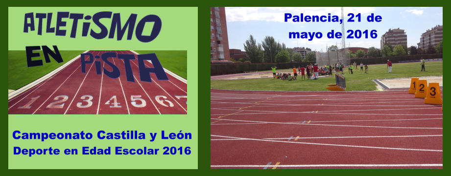 Campeonato Castilla y Len Deporte en Edad Escolar 2016 Palencia, 21 de  mayo de 2016