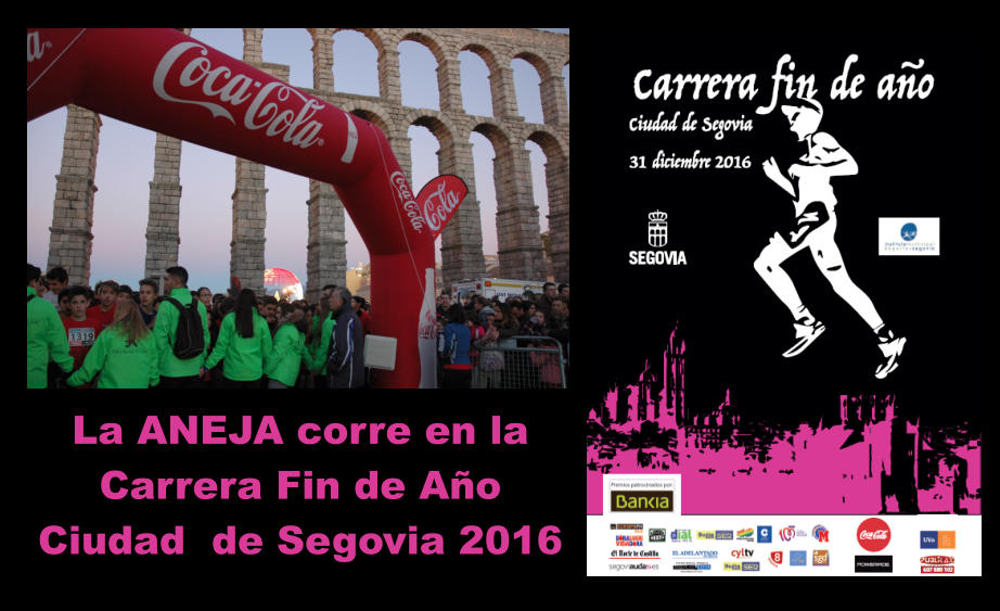 La ANEJA corre en la  Carrera Fin de Ao  Ciudad  de Segovia 2016