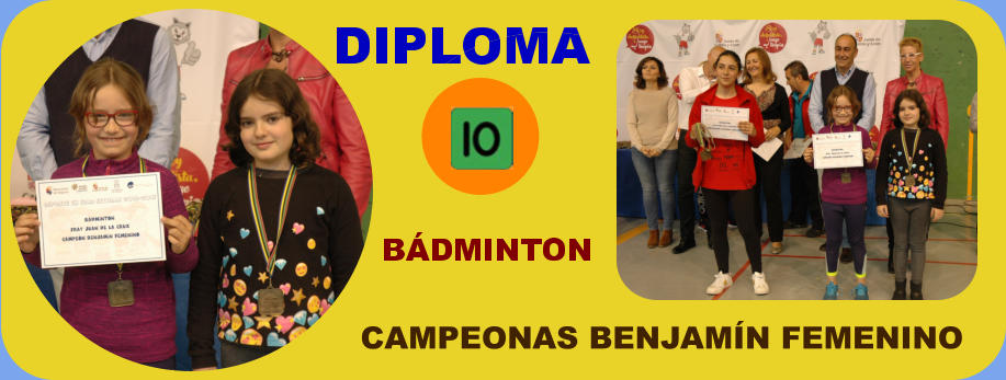 CAMPEONAS BENJAMN FEMENINO