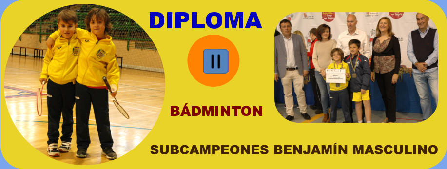 SUBCAMPEONES BENJAMN MASCULINO