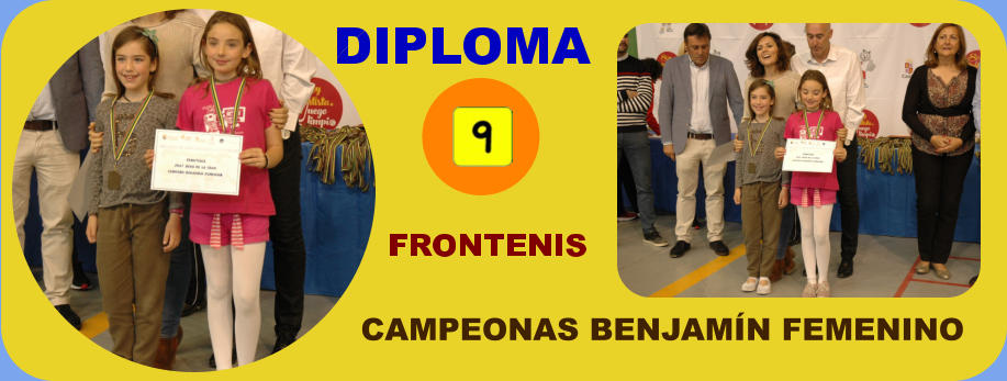 CAMPEONAS BENJAMN FEMENINO