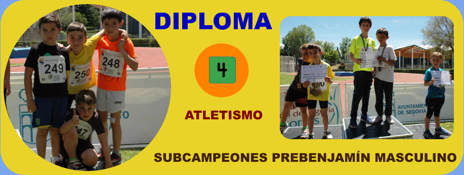 SUBCAMPEONES PREBENJAMN MASCULINO