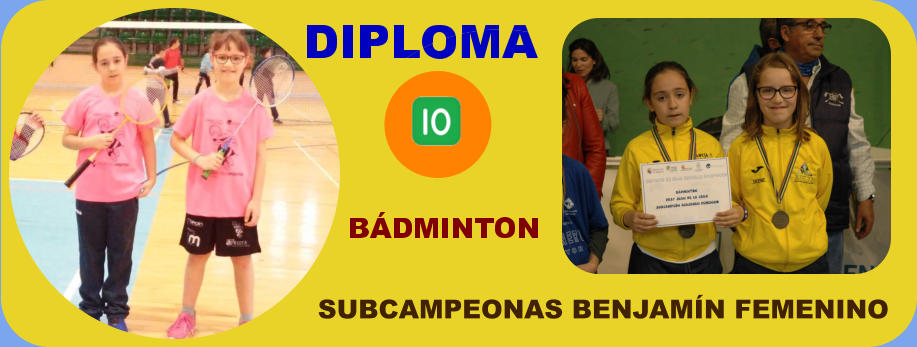 SUBCAMPEONAS BENJAMÍN FEMENINO