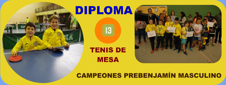 CAMPEONES PREBENJAMÍN MASCULINO