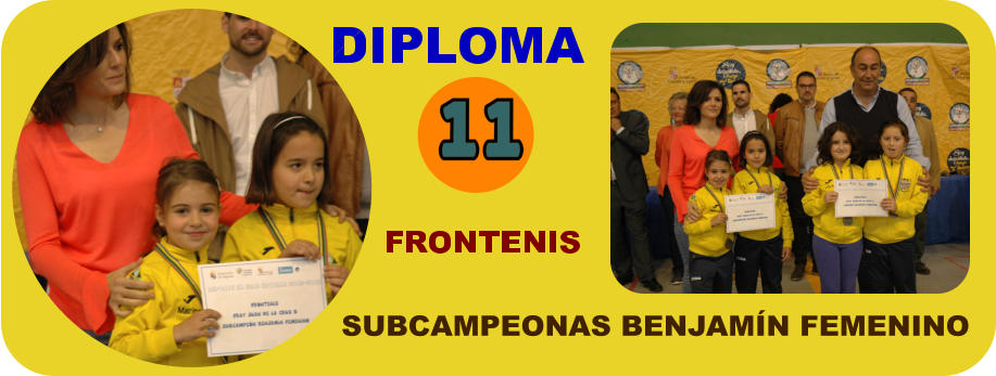 SUBCAMPEONAS BENJAMÍN FEMENINO