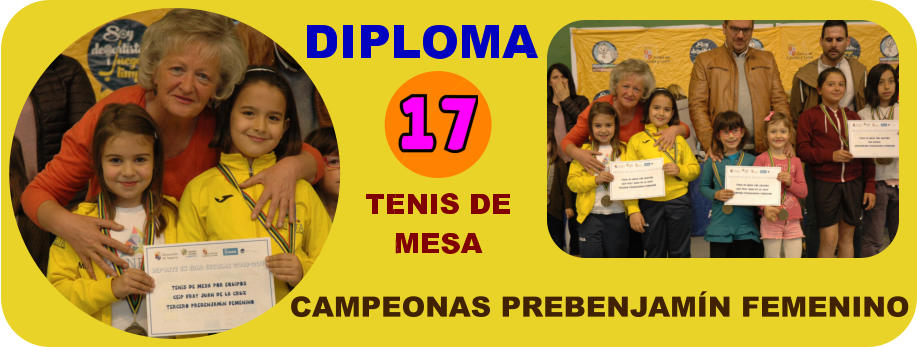 CAMPEONAS PREBENJAMÍN FEMENINO