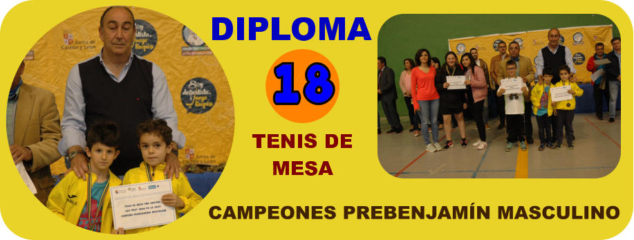 CAMPEONES PREBENJAMÍN MASCULINO