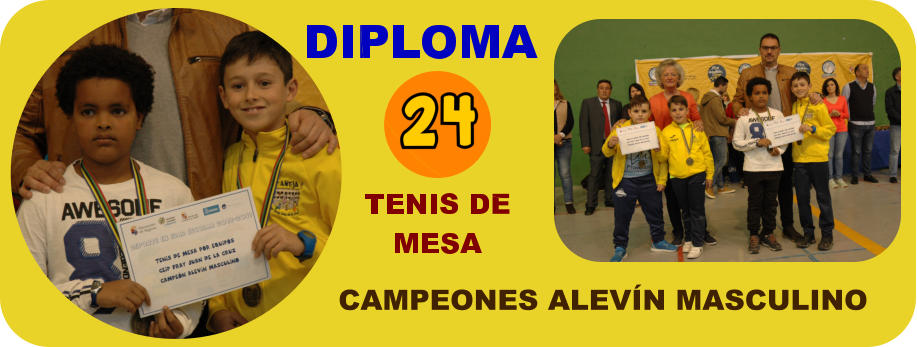 CAMPEONES ALEVÍN MASCULINO