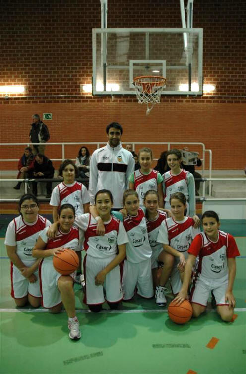 Equipo femenino ANEJA ERESMA sábado 1-12-2012