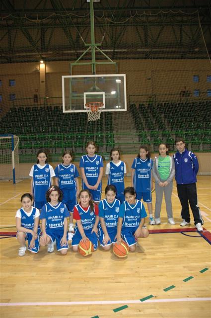 Equipo Alevín Minibasket UNAMI Femenino