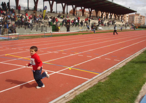 Lucas llegando en el 500