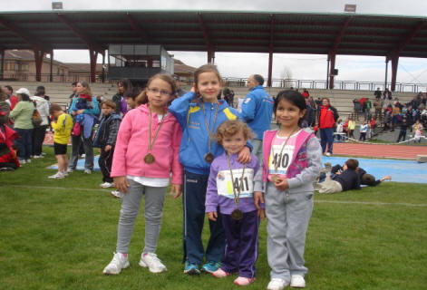 La pequeña Míriam completó el equipo