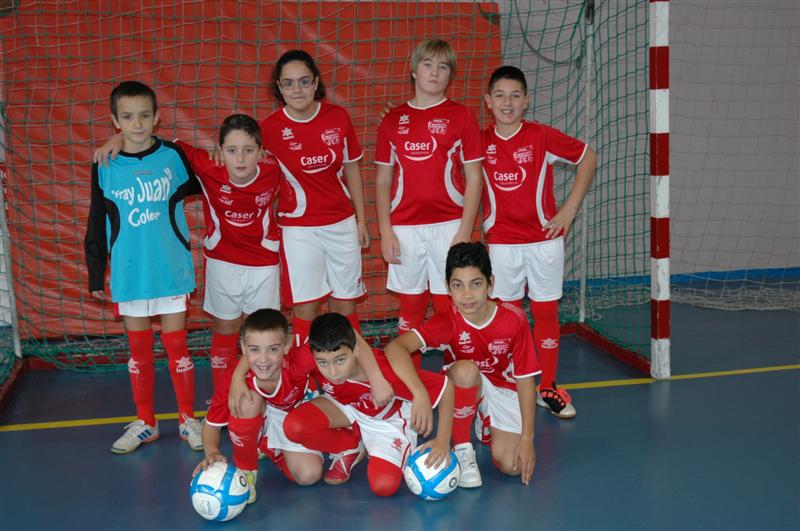 Equipo de alevines de Fútbol Sala del CD ERESMA-ANEJA