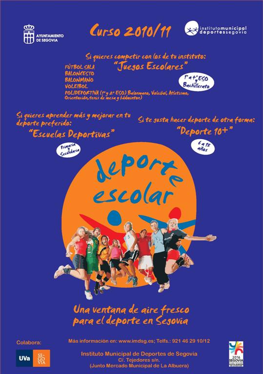 Deporte Escolar Convenio UVA-Ayuntamiento de Segovia