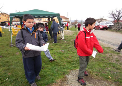 Pablo y Manuel empezando el circuito