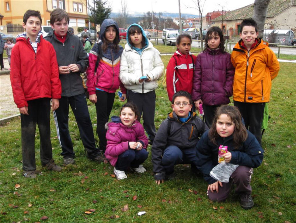 Algo caladitos tras concluir la carrera