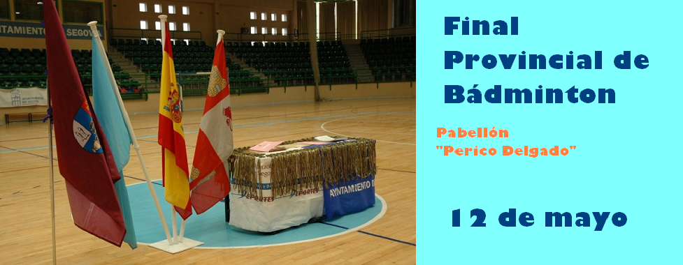 Final Provincial de Bádminton 12 de mato 2012