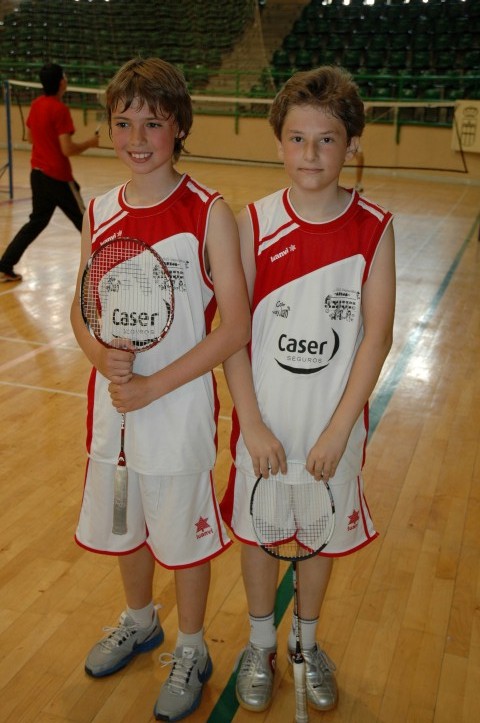 Samuel y Daniel, en calidad de subcampeones de Segovia