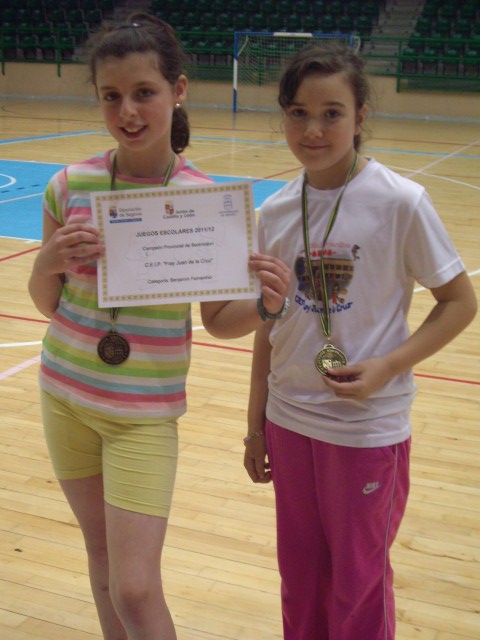 Lilian y Nieves campeonas escolares de Segovia