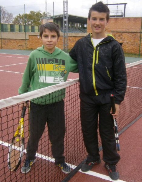 Nacho de Miguel con su contrincante