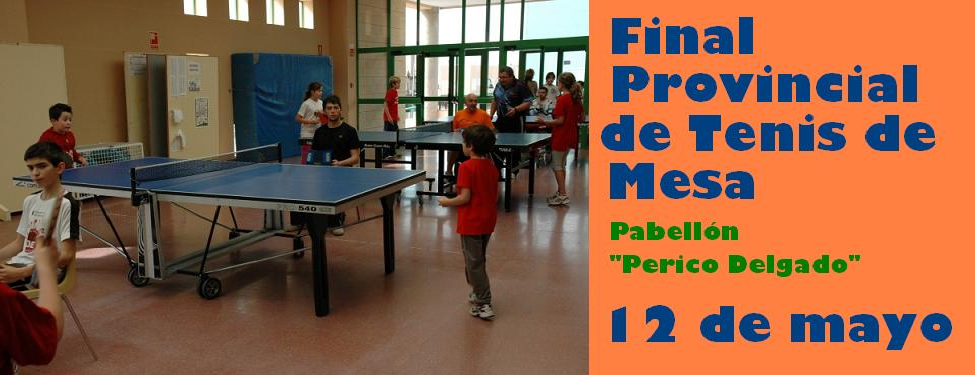 Final Provincial Escolar de Tenis de Mesa 2012