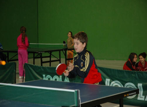 Pablo jugando su partido